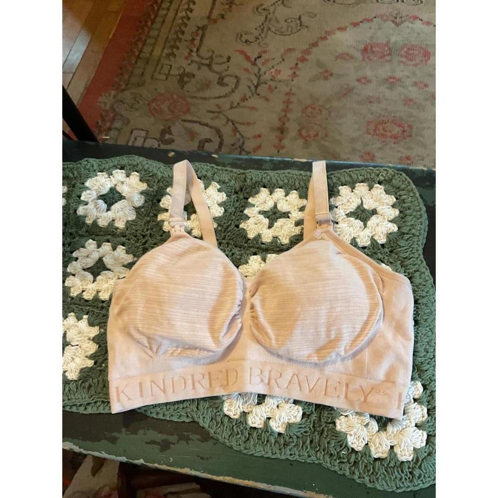 Kindred Bravely Women's Nursing Bra - Soft and Supportive Large